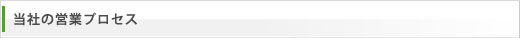 当社の営業プロセス